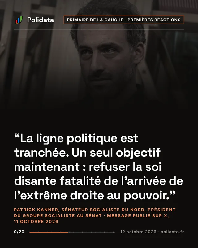 La ligne politique est tranchée. Un seul objectif maintenant : refuser la soi disante fatalité de l’arrivée de l’extrême droite au pouvoir.