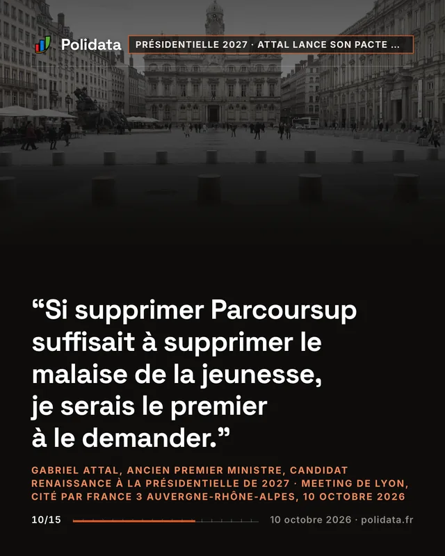 Si supprimer Parcoursup suffisait à supprimer le malaise de la jeunesse, je serais le premier à le demander.