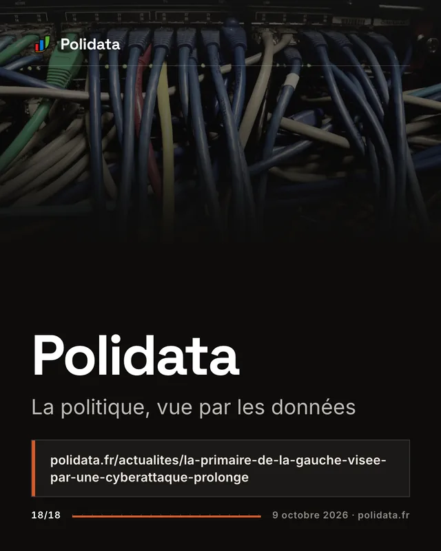 Diapositive 18 sur 18 — La primaire de la gauche, visée par une cyberattaque, prolonge son premier tour jusqu’à dimanche