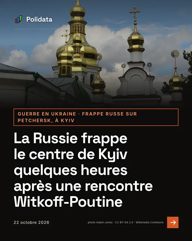 guerre en ukraine · frappe russe sur petchersk, à kyiv. La Russie frappe le centre de Kyiv quelques heures après une rencontre Witkoff-Poutine