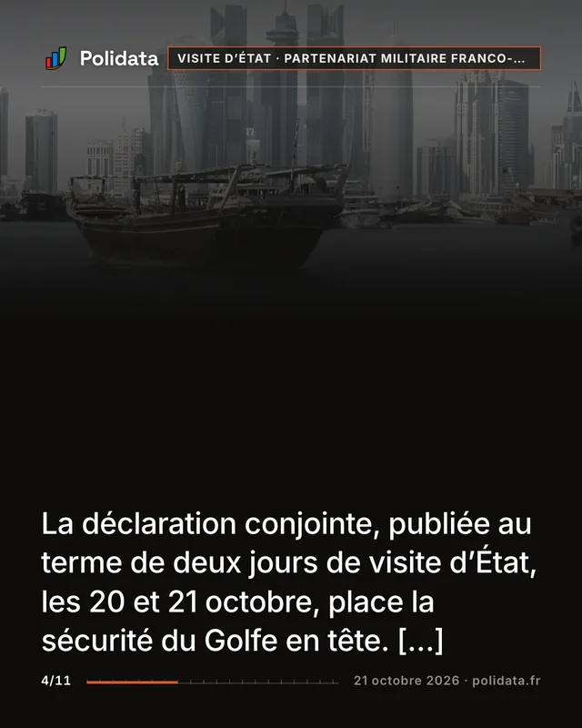 La déclaration conjointe, publiée au terme de deux jours de visite d’État, les 20 et 21 octobre, place la sécurité du Golfe en tête. […]