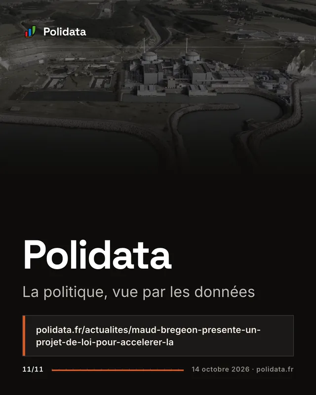 Diapositive 11 sur 11 — Maud Bregeon présente un projet de loi pour accélérer la construction des réacteurs EPR2